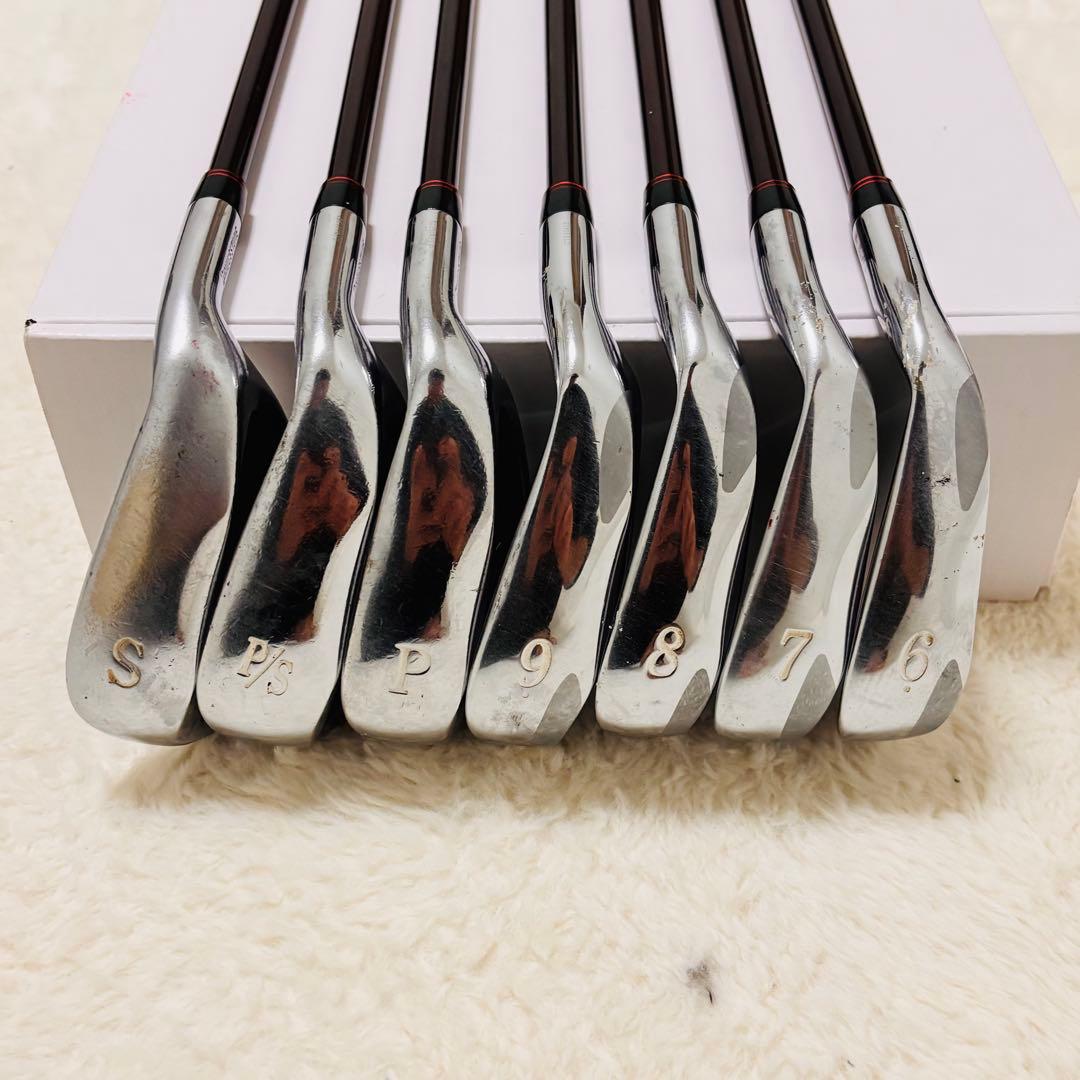 7本セット レディース ブリヂストン PHYZ アイアン 純正カーボン A