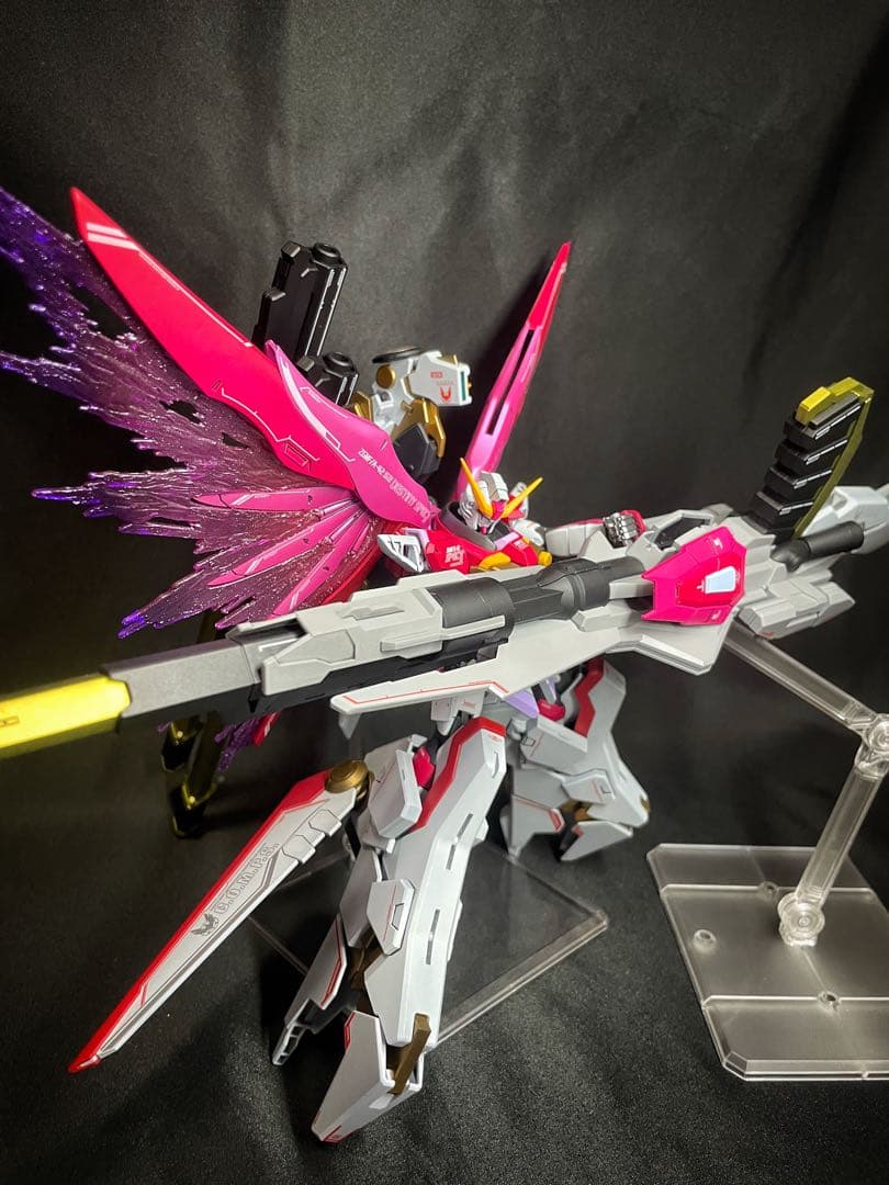 N*T様 ガンプラ完成品HG デスティニーガンダムspecⅡ & ゼウスシルエッ