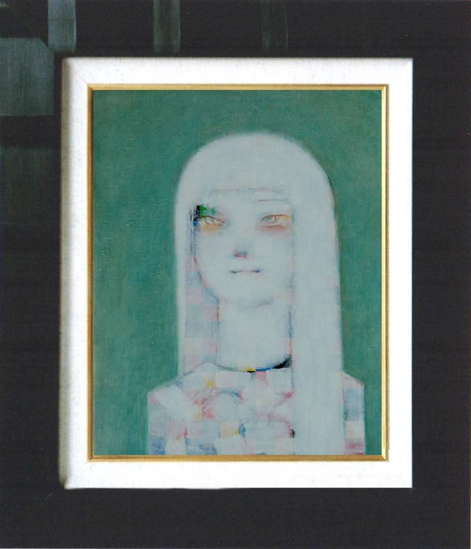 油絵 菅家令子 絵 絵画 インテリア F4-071212 人物 女性像