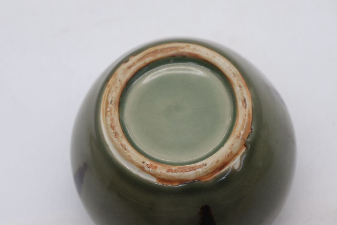 中国　龍泉窯　筆洗　飛青　青磁　送料込み250520