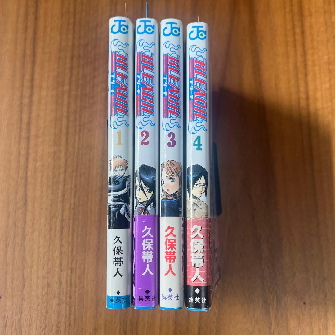 ブリーチ　1.2.3.4巻　全巻初版セット　チラシ付き