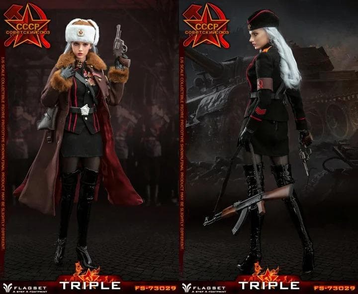 レッドアラート ソビエト軍女性将校カチューシャ 1/6スケールタイプホットトイズ