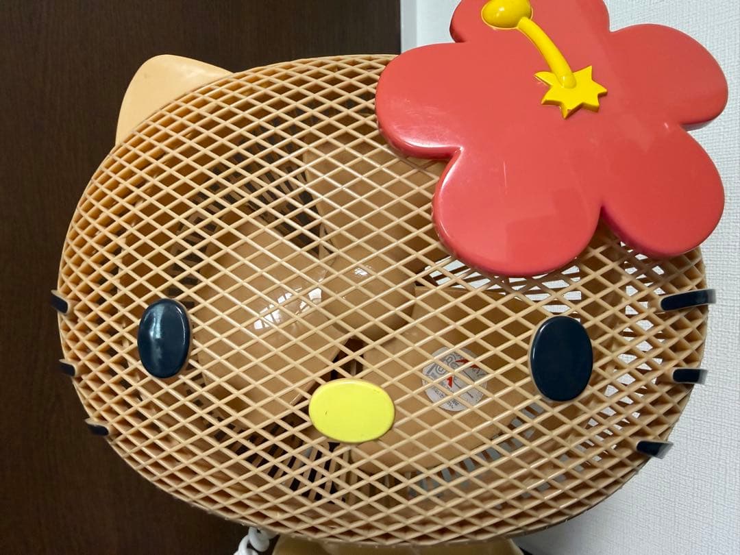 キティ　黒ギャル ハイビスカス 扇風機　レア