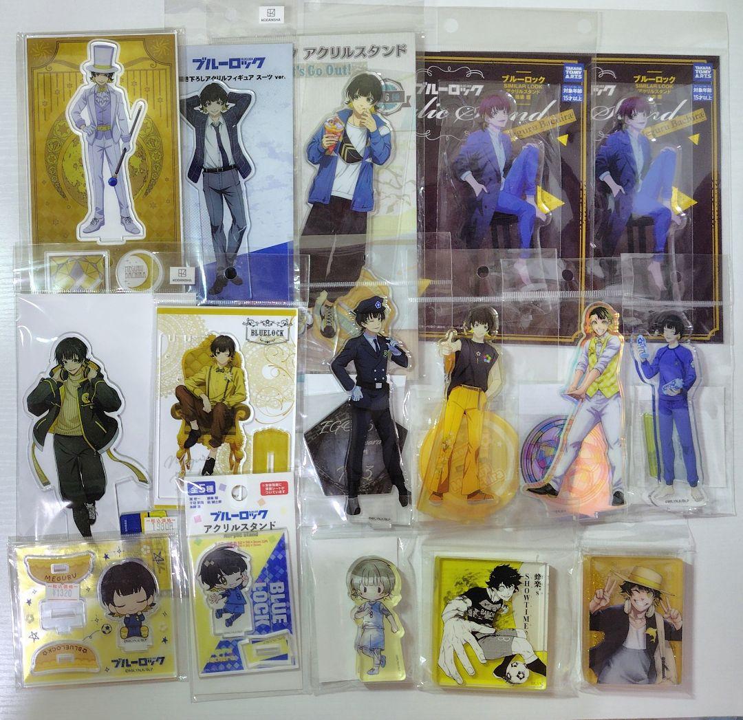 蜂楽廻　ブルーロック　缶バッジ　アクスタ　ぬいぐるみ　原画展　まとめ売り