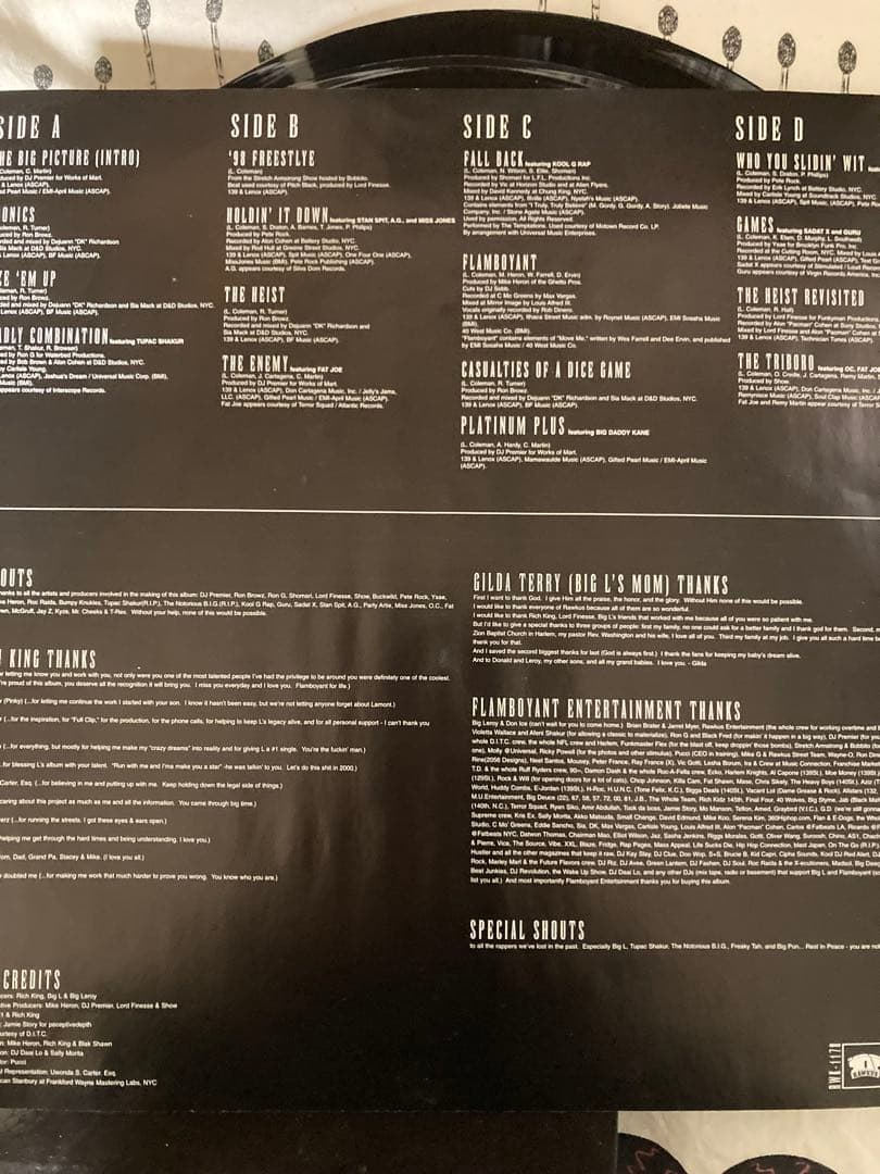 Big L The Big Picture 1999 レコード