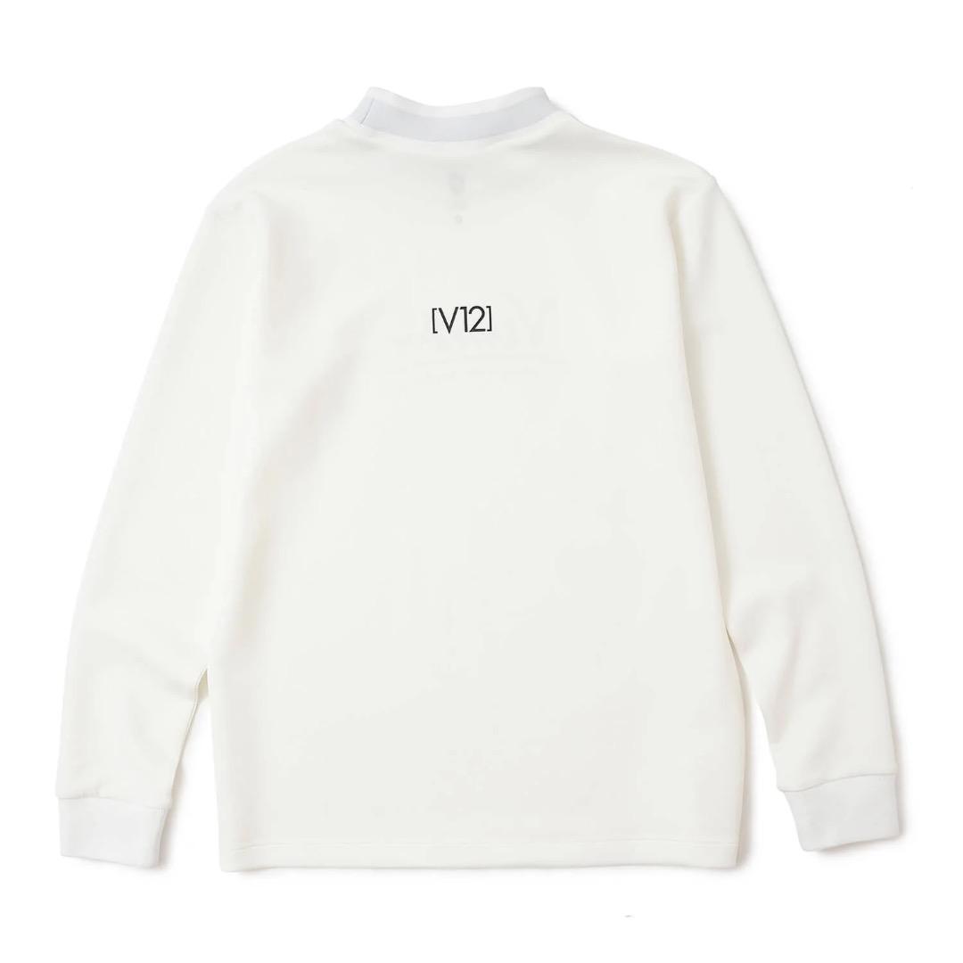 V12 メンズ モックネック 白　L 未使用