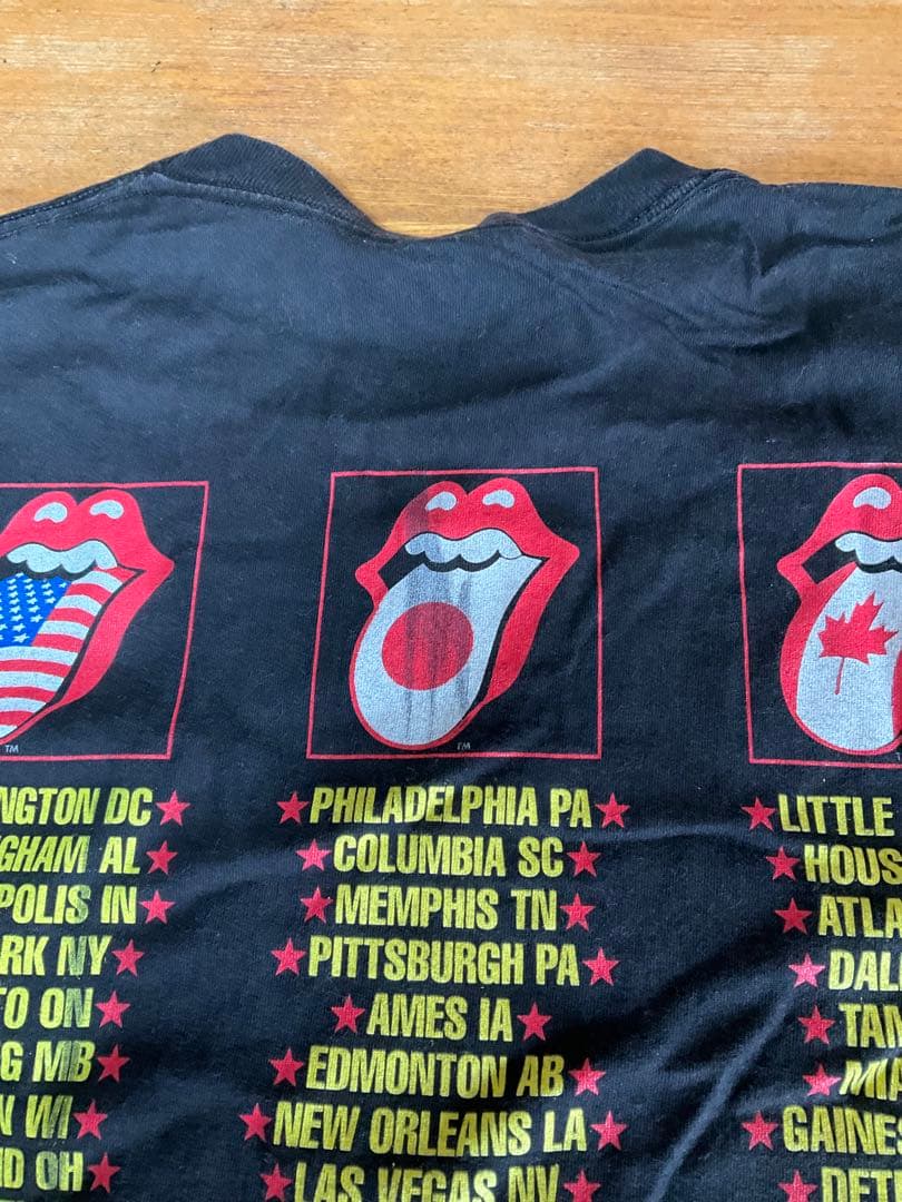 ローリング・ストーンズ 94/95ワールドツアーTシャツ