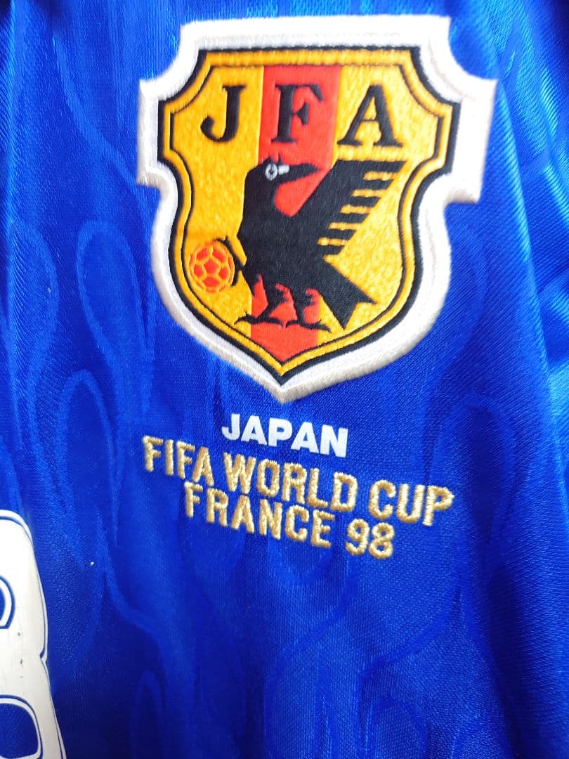 未使用　ASICS　UK製 1998 フランスW杯　日本代表　中田英寿
