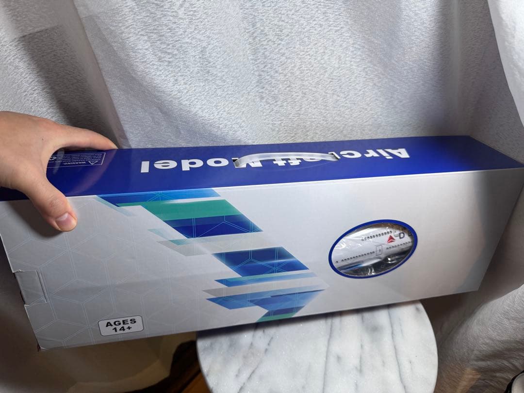 デルタ航空 B747 LED発光 1/160 DELTA モデル 46cm