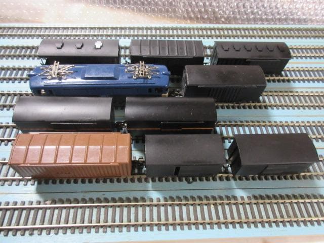 有蓋貨物列車セット （ワム系）HOゲージ（金属製・カツミ/エンドウ/つぼみ堂製）