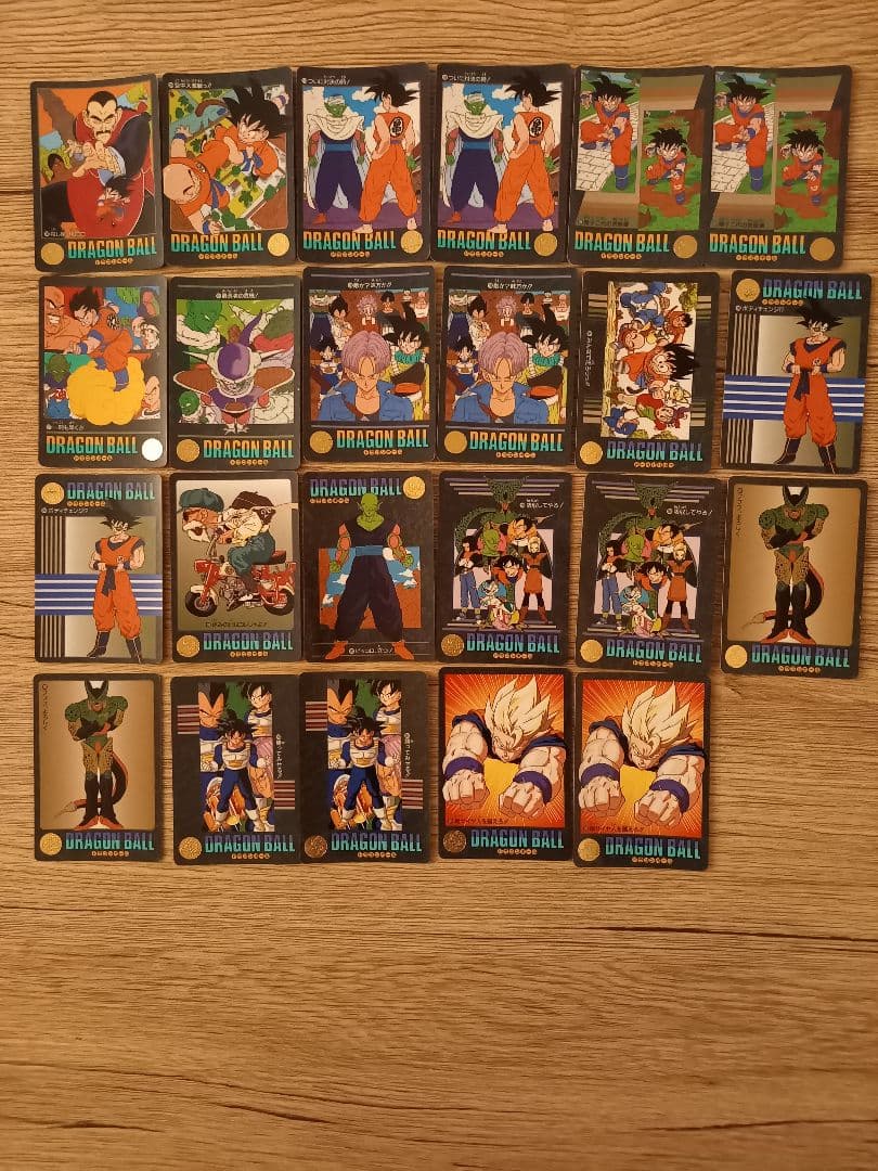 『当時物希少』ドラゴンボールカードビジュアルアドベンチャー ノーマル74枚セット