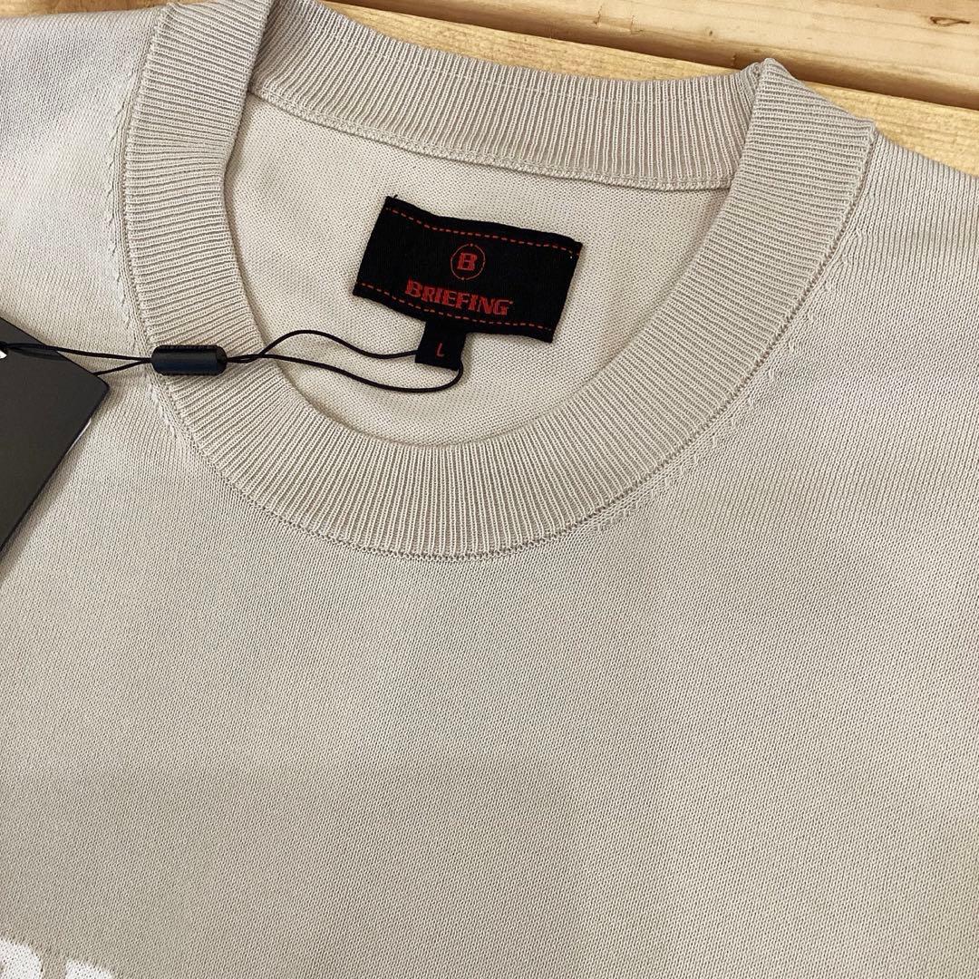 新品　BRIEFING MEN’S WR CREWNECK KNIT L