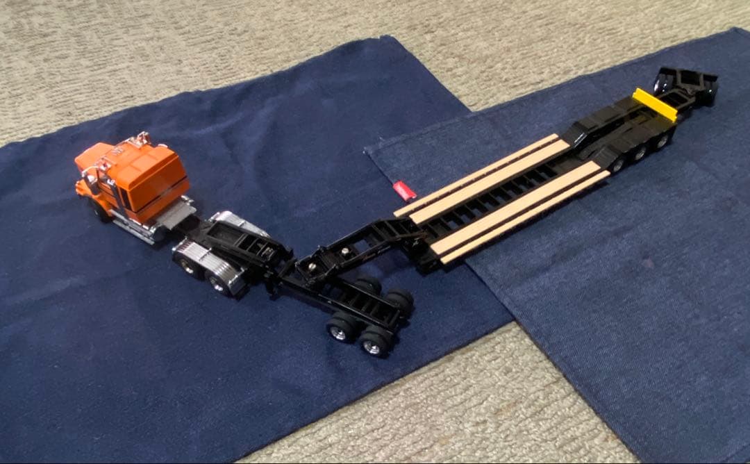 ダイキャストマスター　1/50 トラクター　トレーラー　セット　重量物運搬