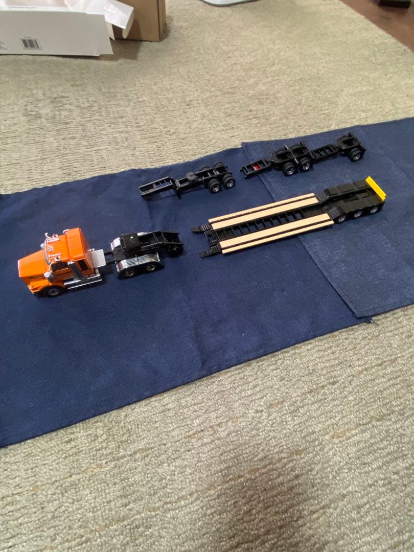 ダイキャストマスター　1/50 トラクター　トレーラー　セット　重量物運搬