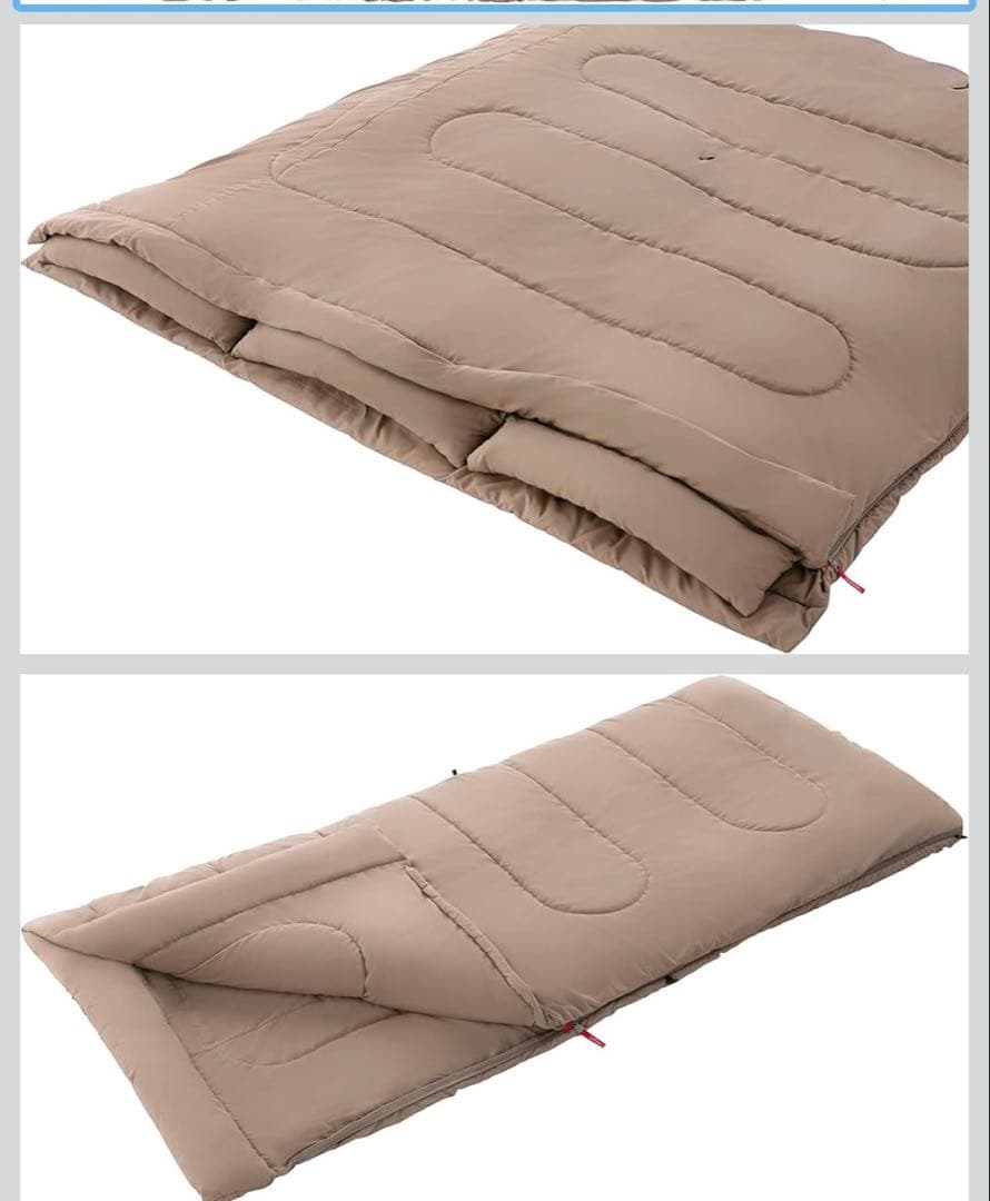 Coleman ファミリー2in1 C5 寝袋（シュラフ）　封筒型　2セット