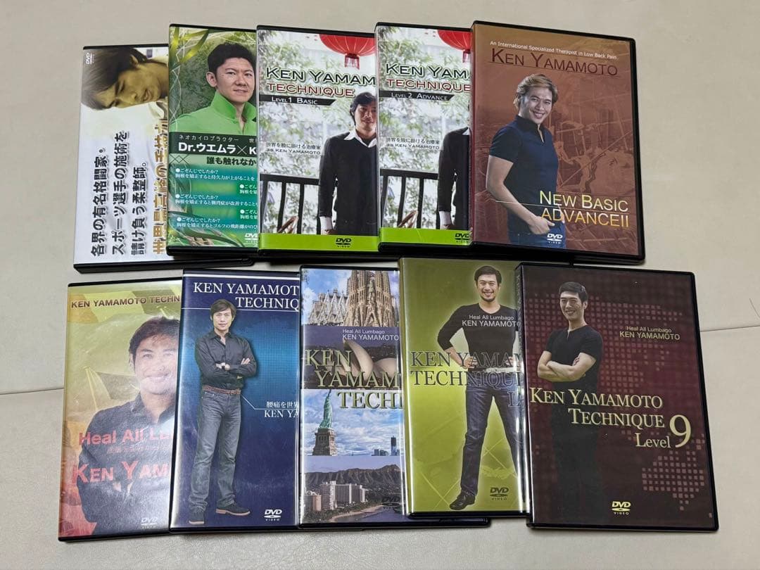 ＫＹＴ　KEN YAMAMOTO TECHNIQUE DVDセット　整体