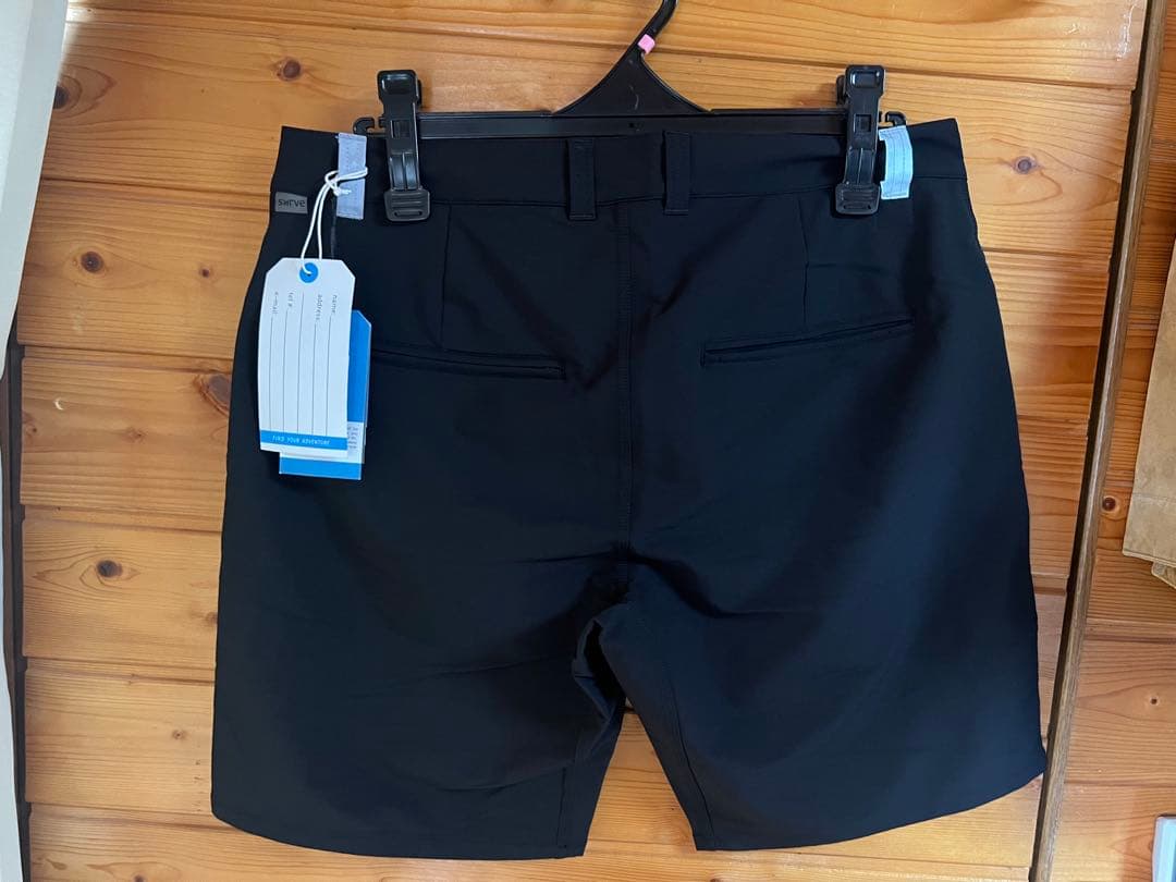 新品　swrve スワーブ　ハーフパンツ　黒　34