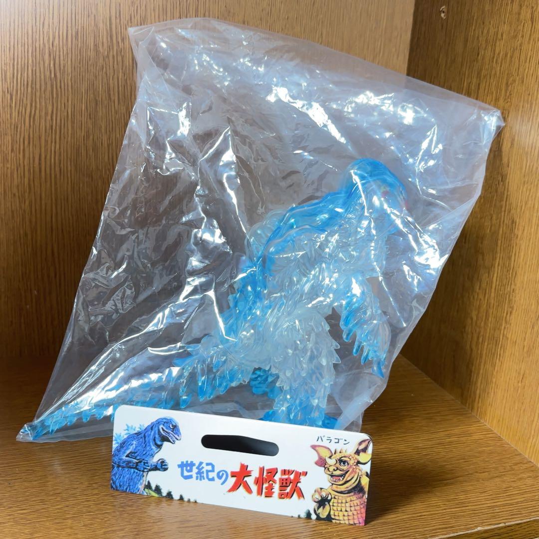 極美品 マルサン 東宝怪獣福袋 ヘドラ350 氷結ver ソフビ ゴジラ怪獣
