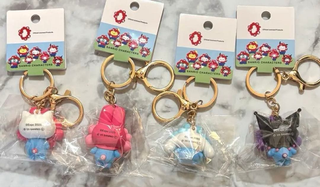 ミャクミャクサンリオパステルキーホールダー