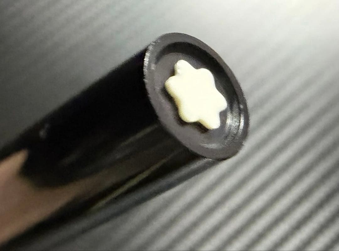未使用に近い モンブラン No.221 ブラック F 細字 万年筆