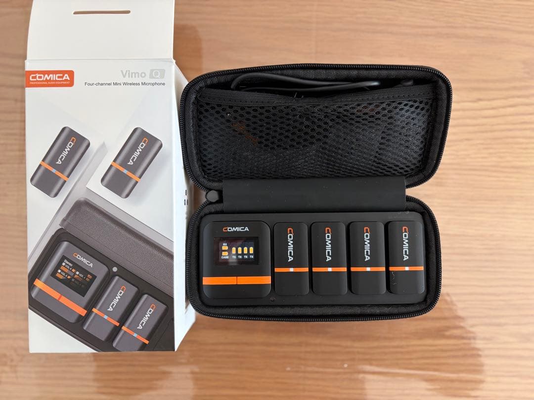 【ほぼ新品】COMICA Vimo Q 4チャンネルミニワイヤレスマイク