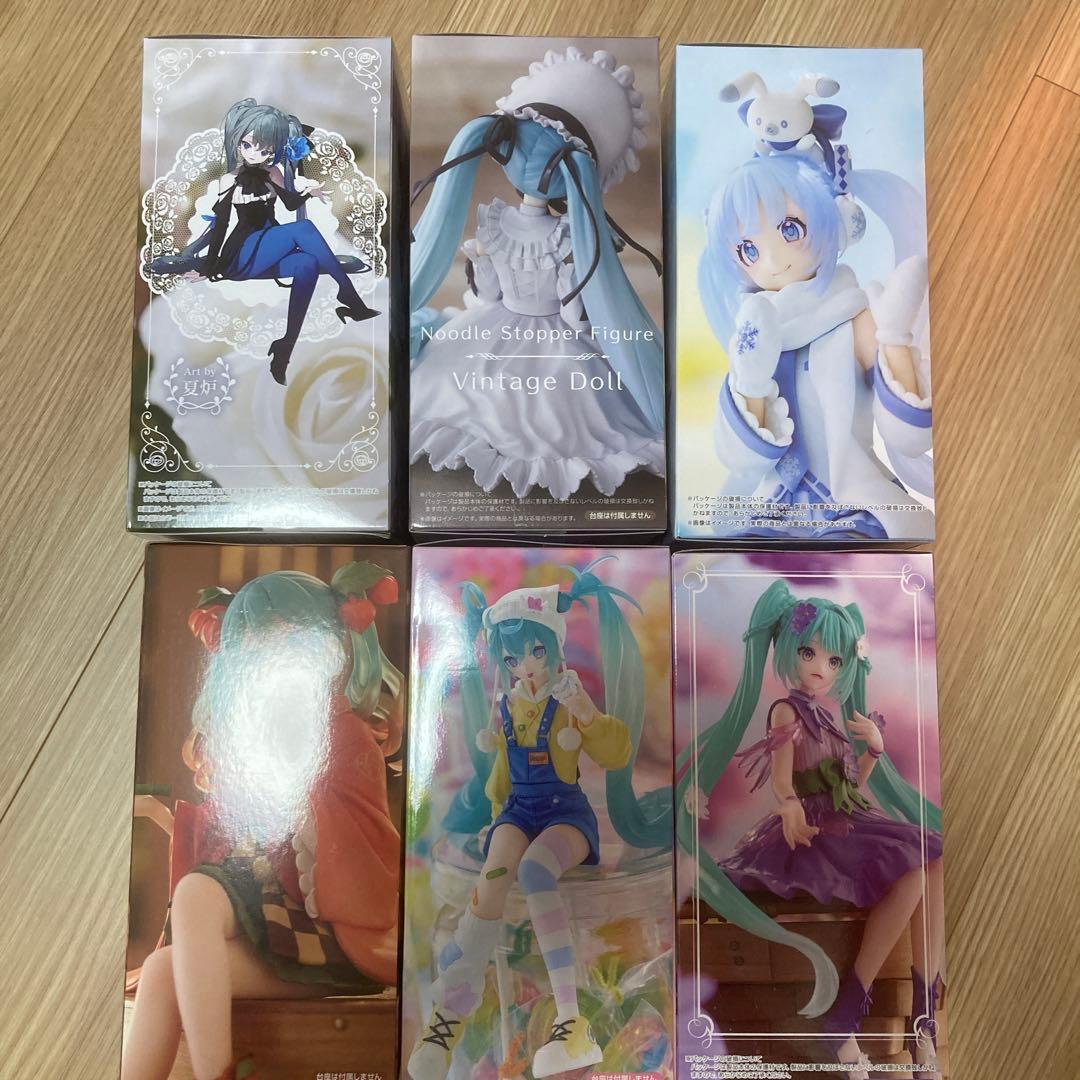 初音ミク　ぬーどるストッパー　全6種　ヴィンテージドール　ほおずき　ロリポップ等