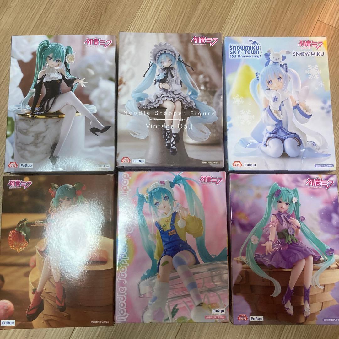 初音ミク　ぬーどるストッパー　全6種　ヴィンテージドール　ほおずき　ロリポップ等