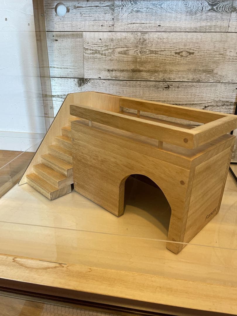 FandK 小動物 木製ケージ ハリネズミ