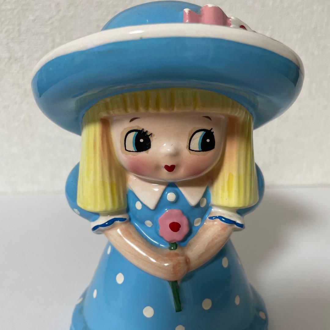 内藤ルネ　陶器　貯金箱
