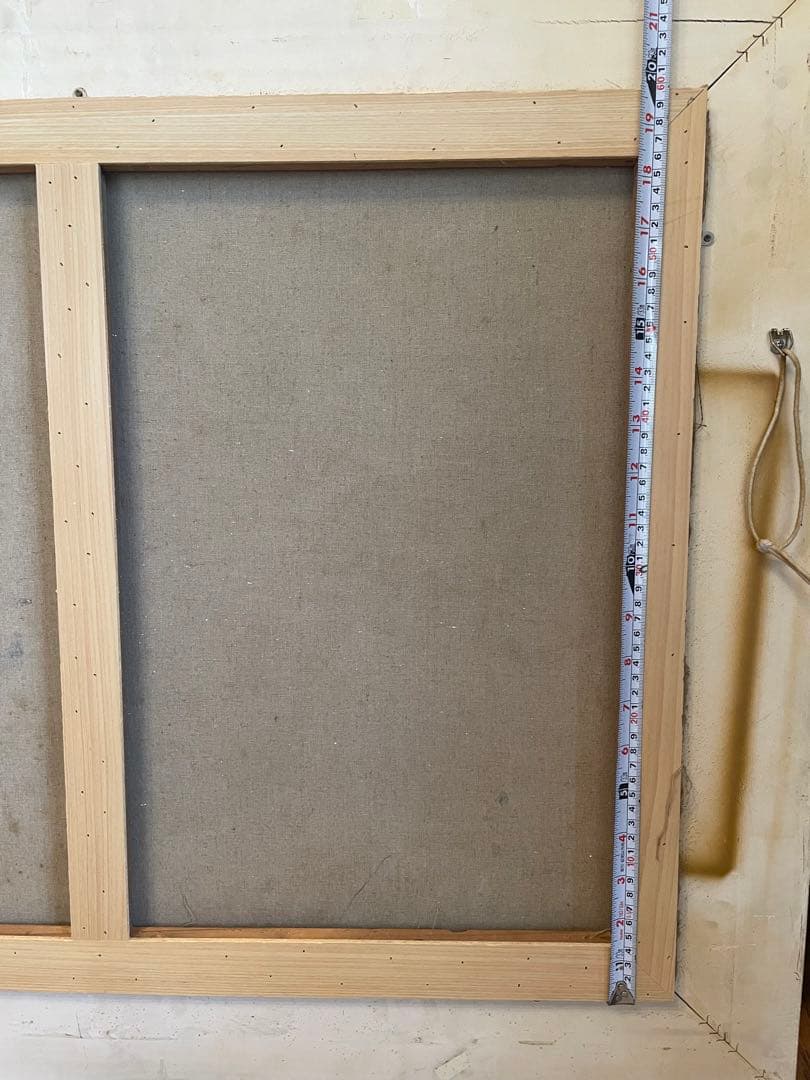【アンティーク】絵画　油絵　海外入手　作者不明　美術品　大型