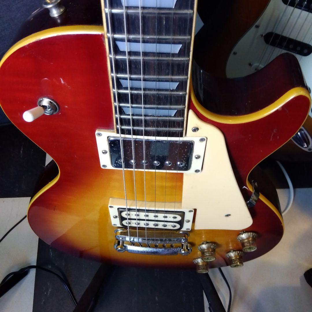 レスポールタイプ …レッドチェリー サンバーストトラ目…1977年グレコ