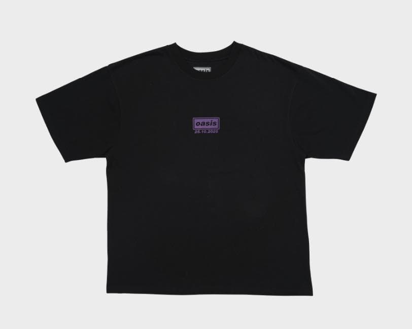 新品 1025 XLサイズ Oasis live25 江戸紫 Tシャツ おまけ付