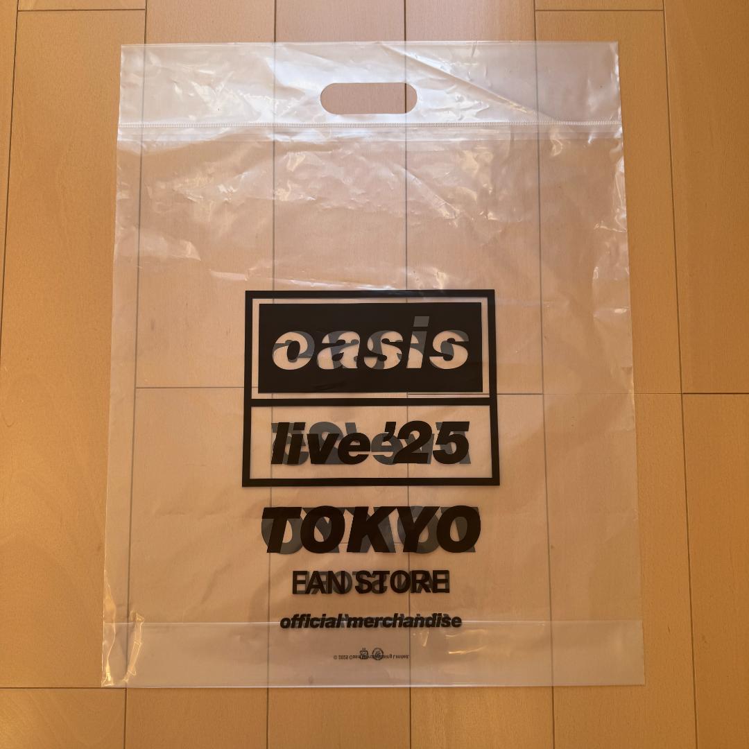 新品 1025 XLサイズ Oasis live25 江戸紫 Tシャツ おまけ付