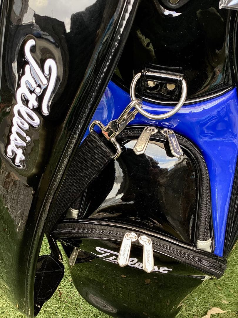 パ*ロ様 Titleist タイトリストエナメルキャディバッグ