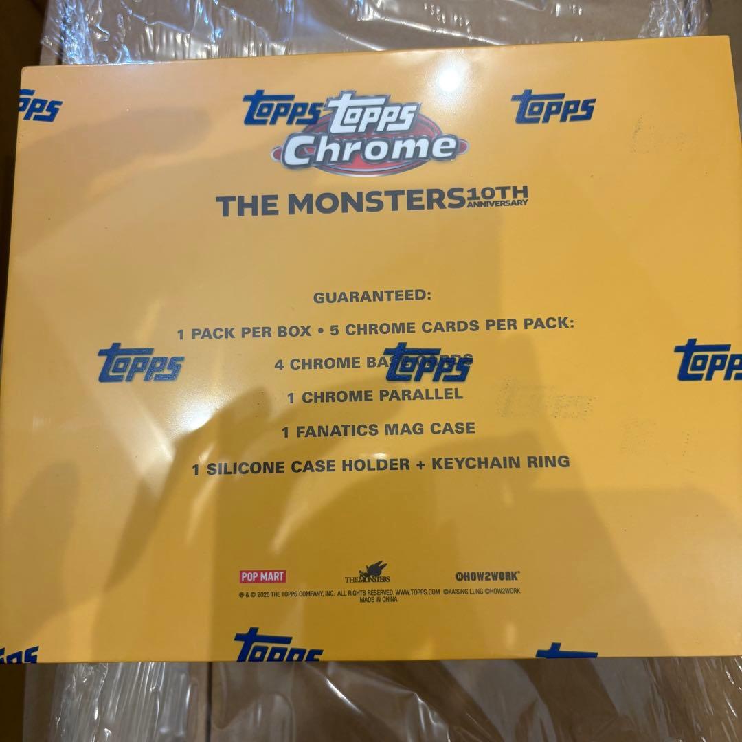 Topps Chrome 10周年記念ボックス 2BOX ラブブ　LABUBU