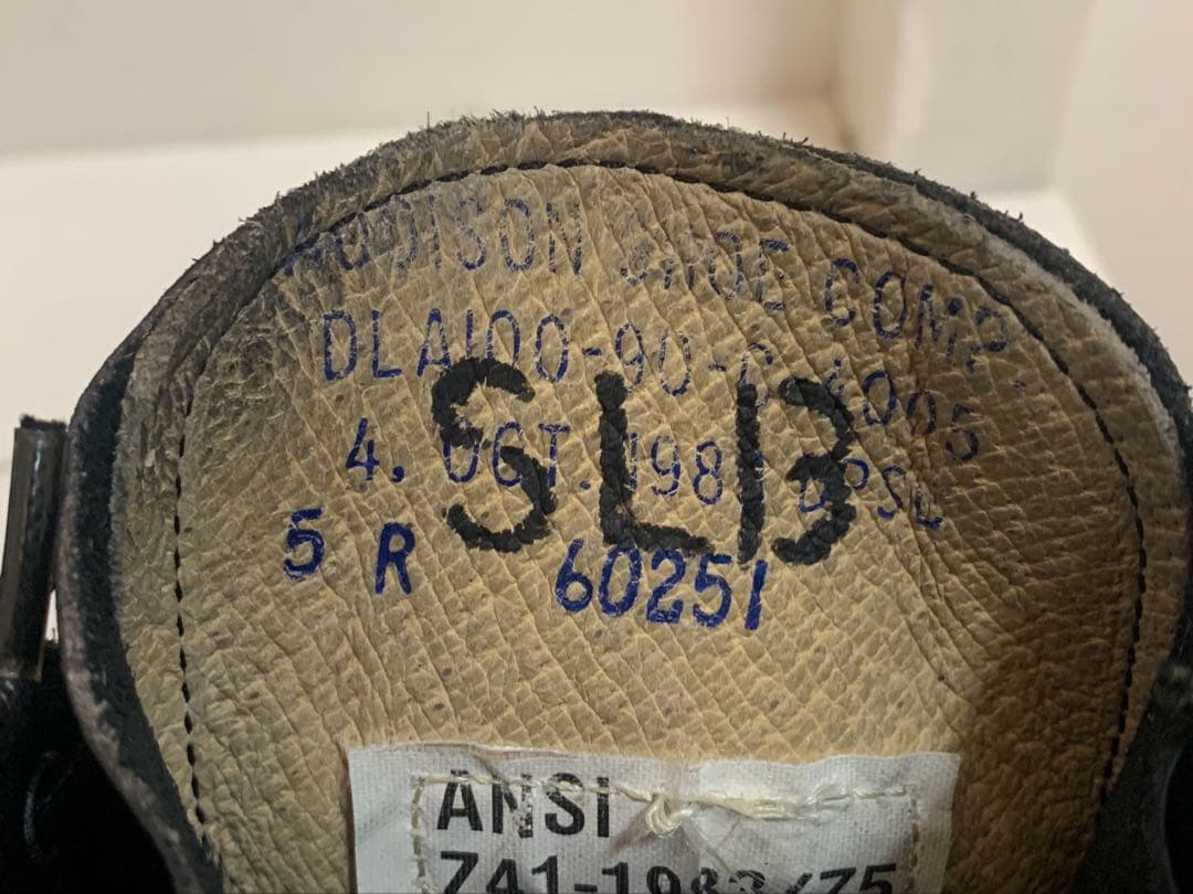 US VINTAGE 米軍 ADDISON SHOE COMP社製 レザーブーツ