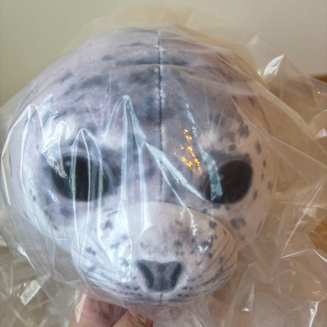 【廃盤品】YOU+MORE! 換毛期　アザラシ　ぬいぐるみ　フェリシモ　東武動物