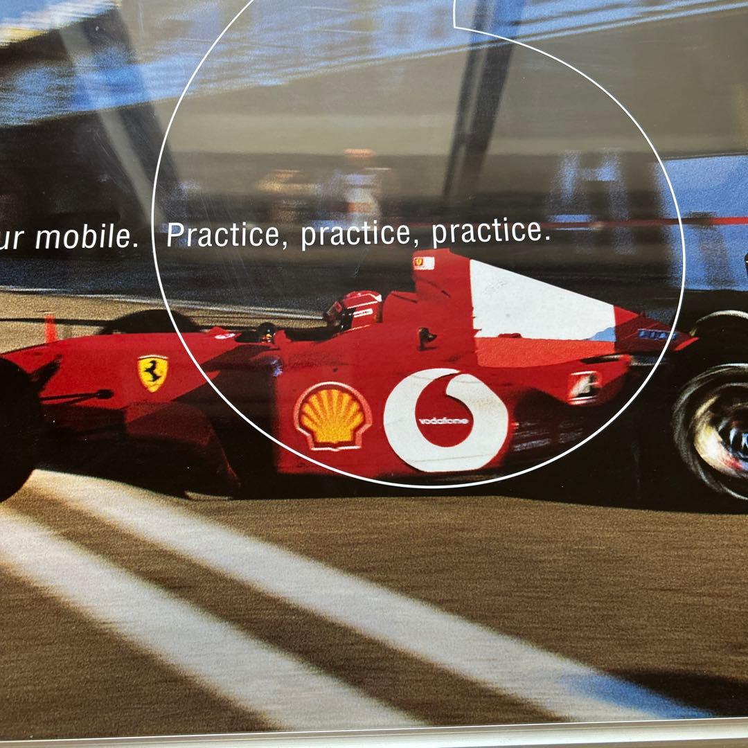 Vodafone Ferrari Racing 広告ポスター大判非売品3枚セット