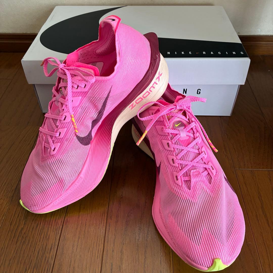 【美品】NIKE ヴェイパーフライ ネクスト%4 ウィメンズ 25.0cm