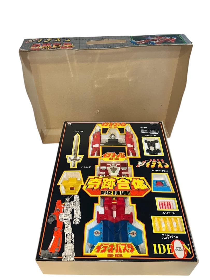デッドストック　未使用品　伝説巨神 イデオン 奇跡合体 当時物