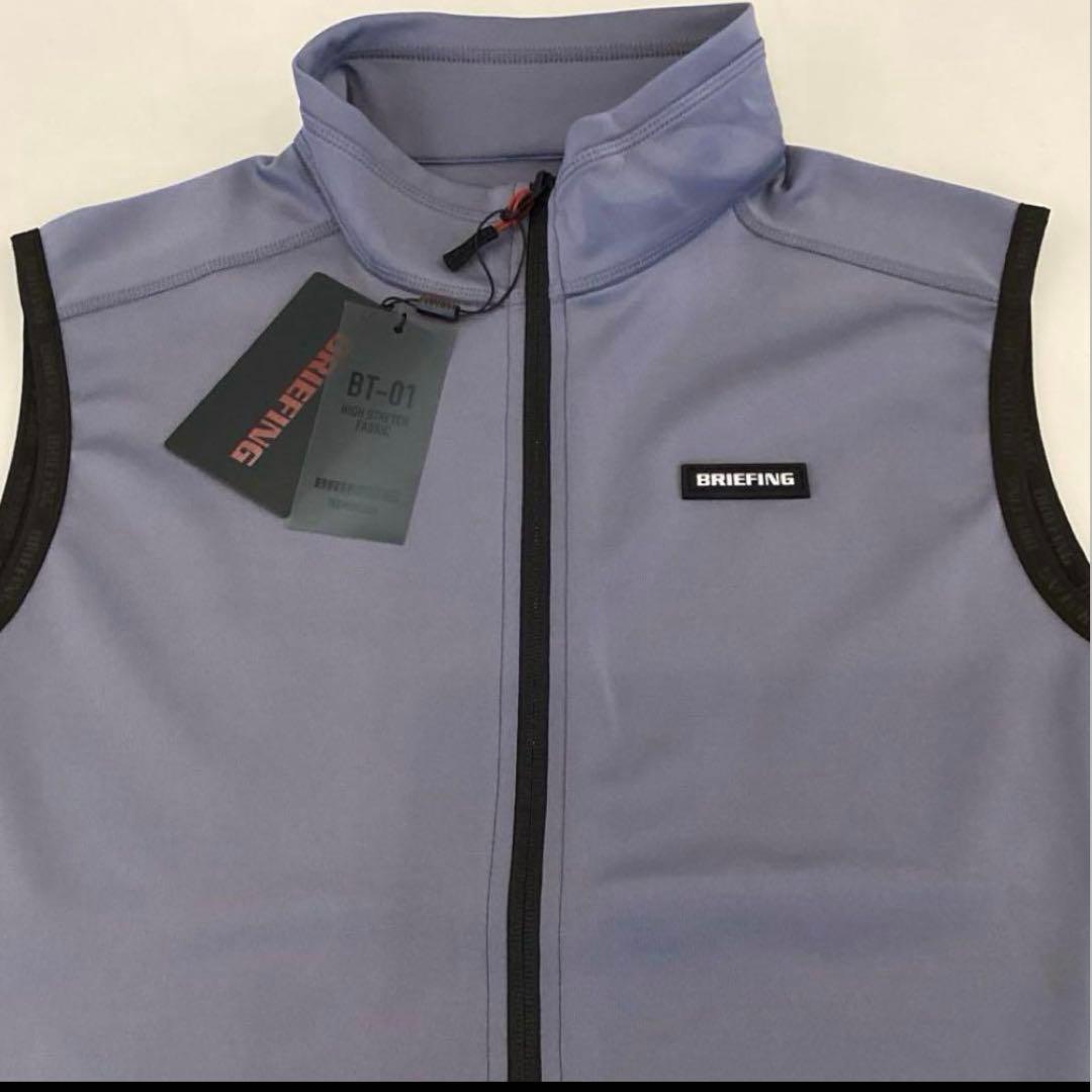 新品　BRIEFING　正規品　MENS 3D LOGO VEST グレーL