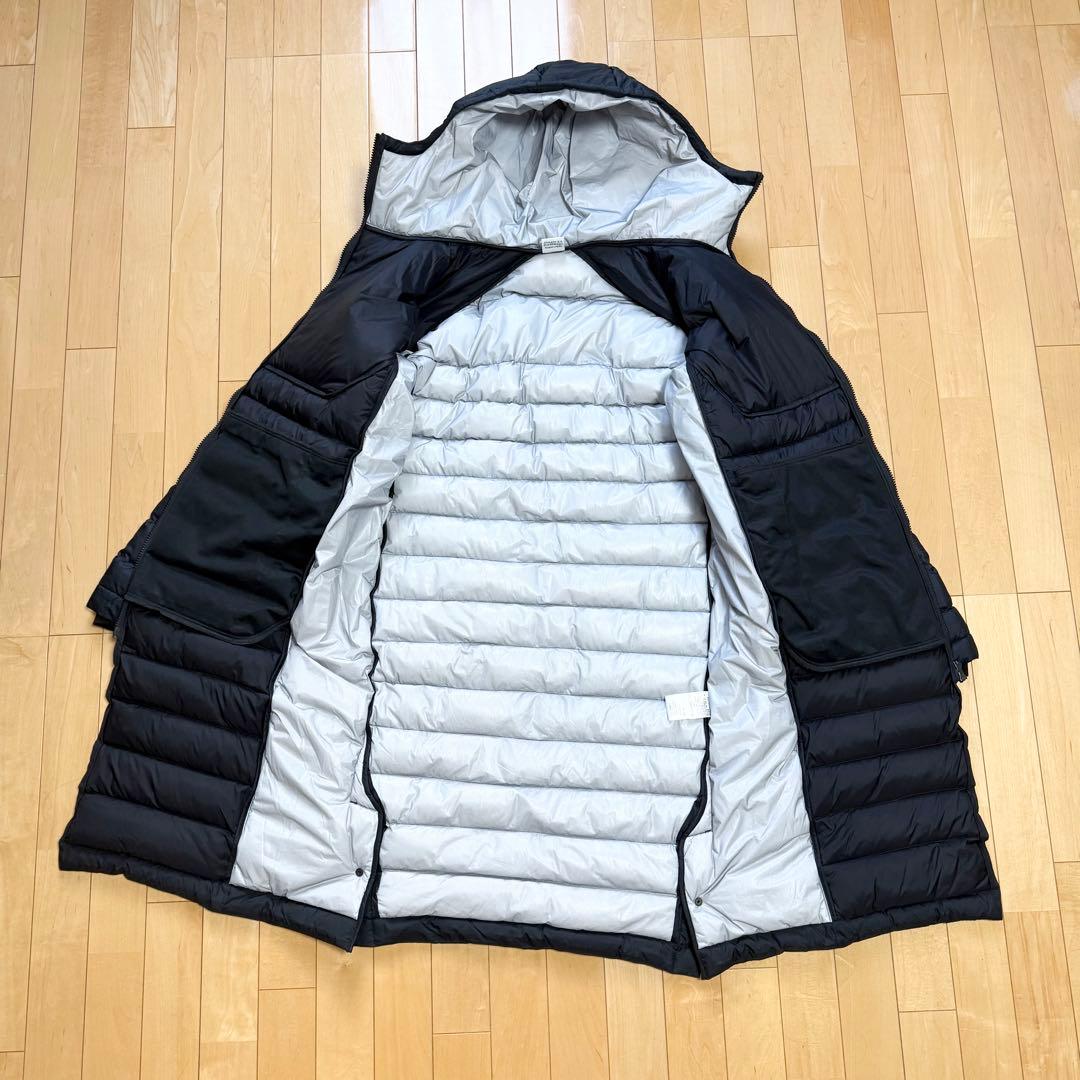 ATHLETA アスレタ ベンチコート 中綿 ジャケット ロングコート 黒 L
