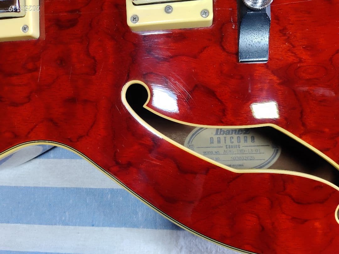 Ibanez AG85−TRD コンパクトサイズ・フルアコギター美品でもジャンク