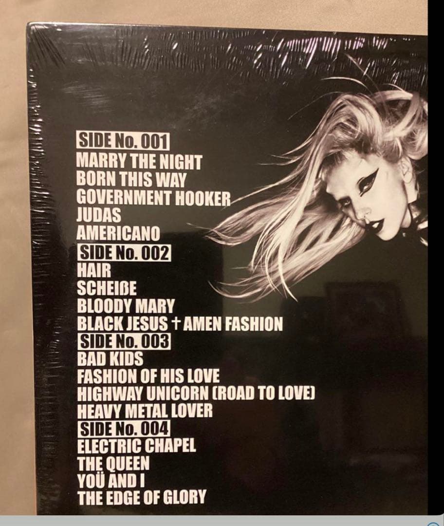 新品未開封LADY GAGA Born This Way US盤2LP レコード