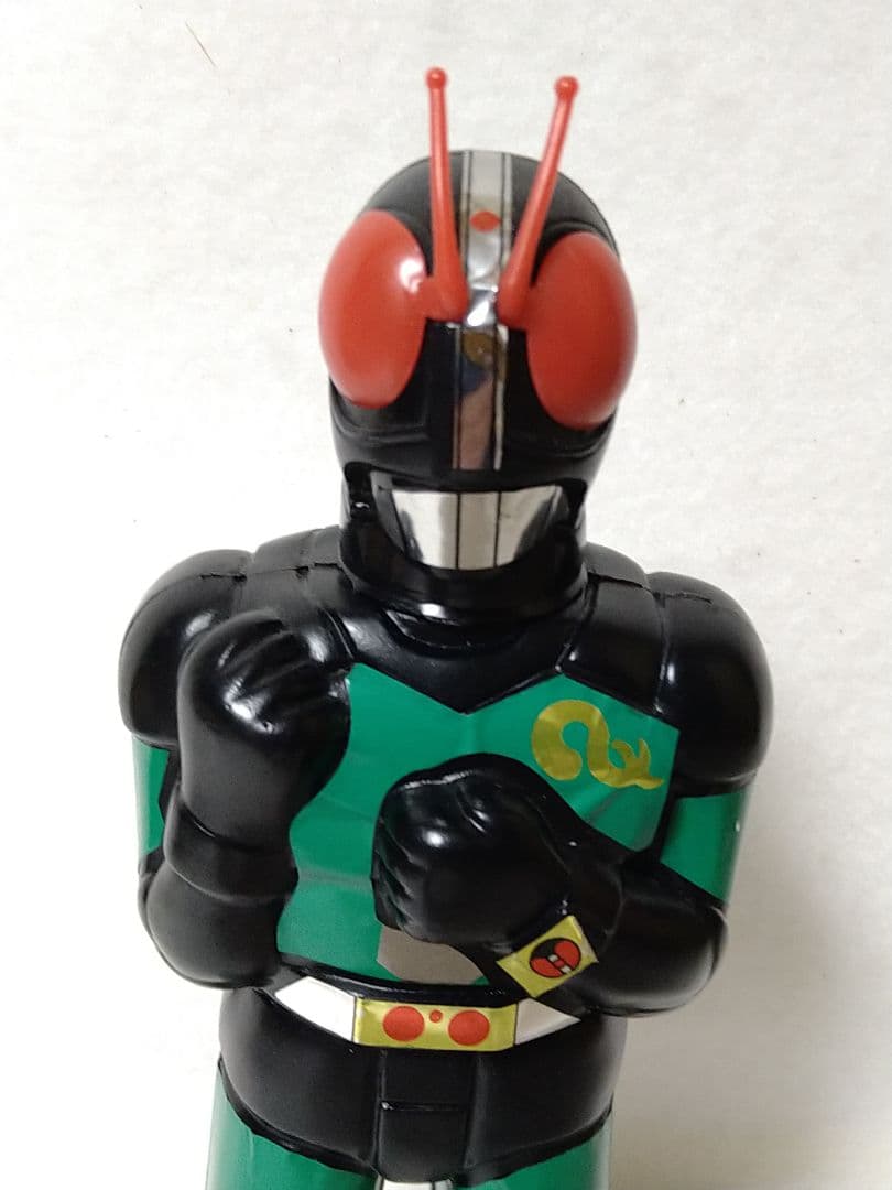 当時物 サンスター こどもシャンプー 仮面ライダーBLACK RX ソフビ