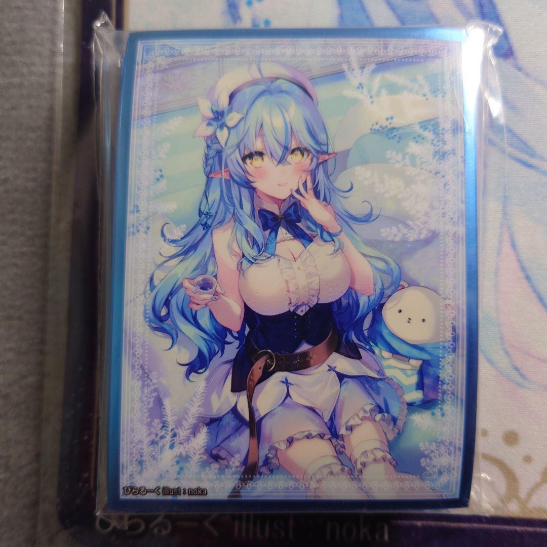 α1 ホロライブ お猪口&だいふく&初期衣装 雪花ラミィ スリーブ&プレイマット