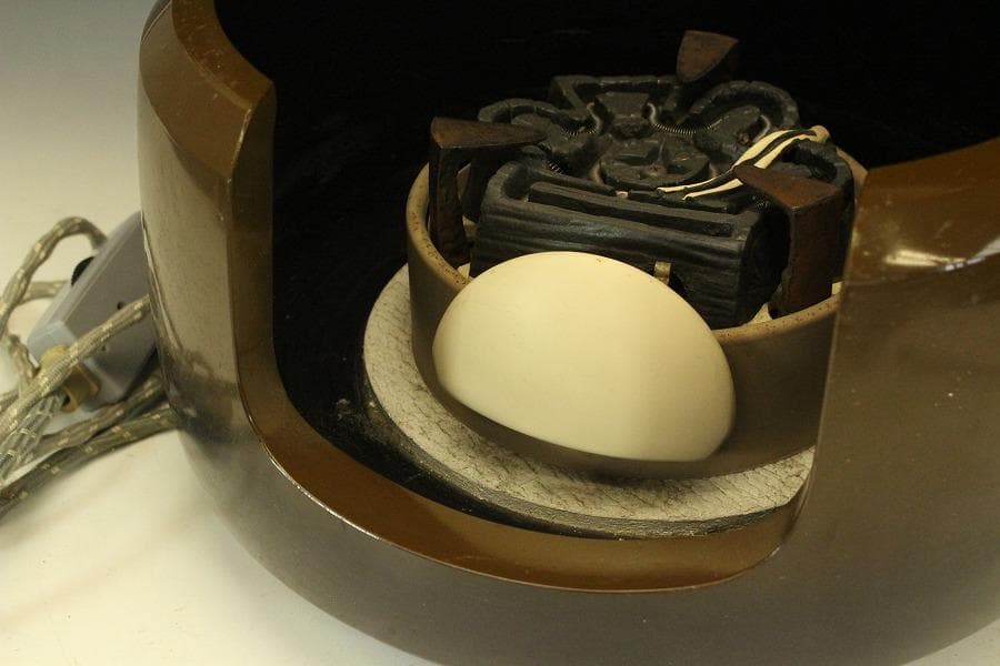 茶道具 面取風炉 野々田電熱器 丸釜 釜環付 720