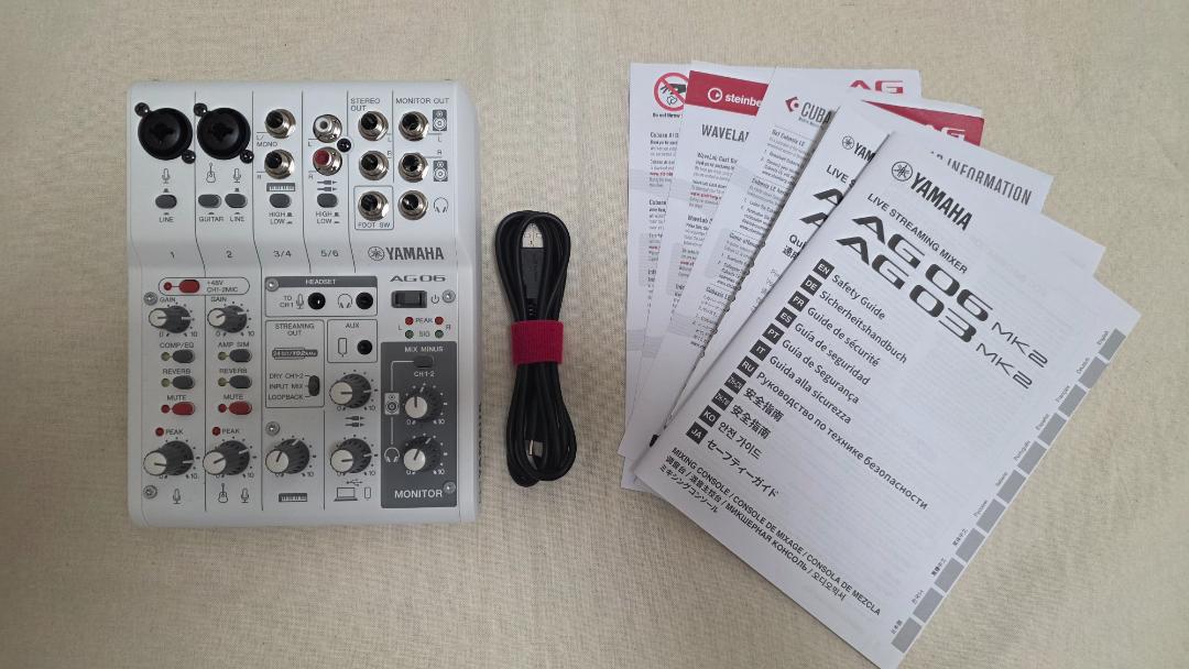 Yamaha AG06 ミキサー USBオーディオインターフェース