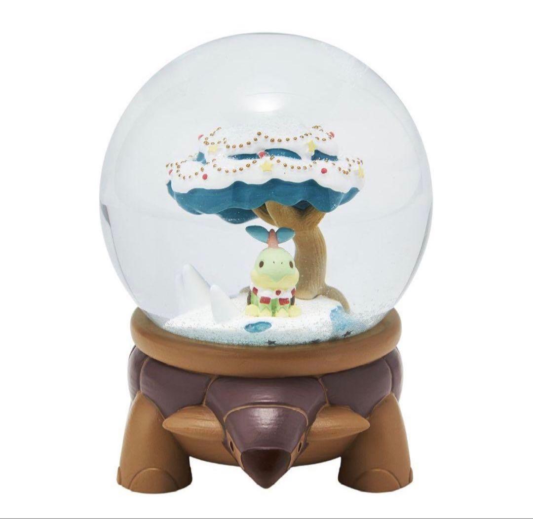 ポケモンセンター クリスマス スノードーム ナエトル ドダイトス 2個セット