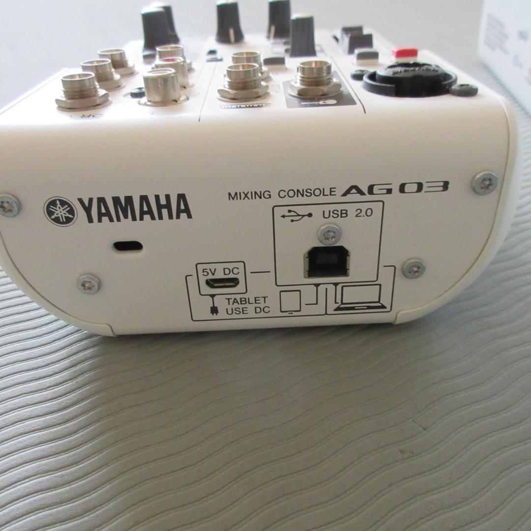 YAMAHA AG03 ミキサー 本体　動作確認済み